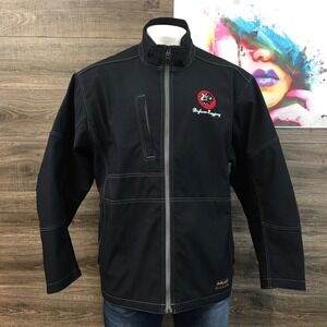 ARIAT Rebar Softshell Canvas Black Mens Size XXL‎ Heavy Duty Work Jacket Bighorn